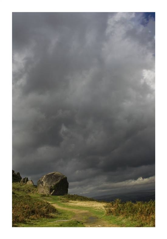 Calf rock Ilkley